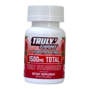 Truly7 Giant 7-OH Chewable Tablets 50mg x 30ct Strawberry